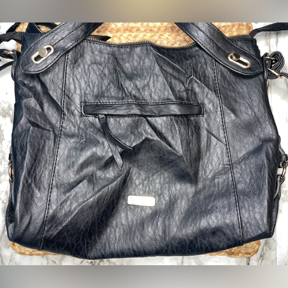 Jessica Simpson Black Faux Leather Purse